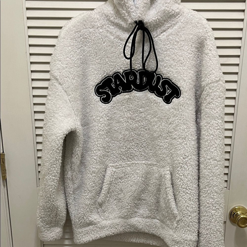 SHEIN White Womens Fleece Hood